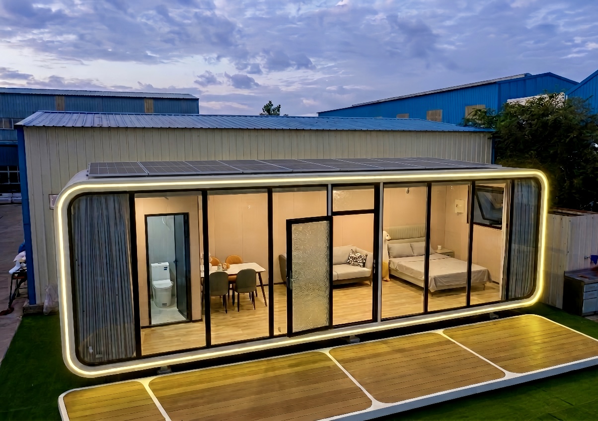Urban Micro-Living Redefined: JoyNest Solar-Powered Apple House with Full Turnkey Interior